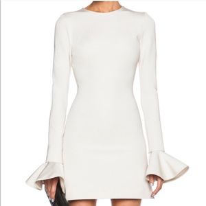 David Koma white mini dress